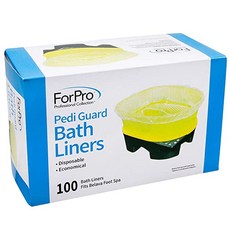 [미국] 499955 ForPro Pedi Guard Bath Liners Fit Belava Foot Spa Disposable Pedicure Liners Clear 1