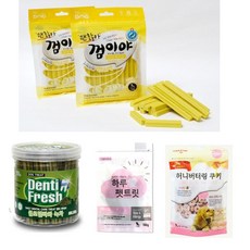 반려 건강한 먹는치약 홍삼 강아지껌 트릿간식 맛있는, 1개