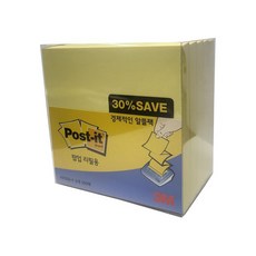 포스트잇 노트 팝업 리필용 알뜰 세트 KR330-5, 노랑, 1개