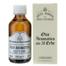 이탈리아 CAMALDOLI 수도원 크림 카말돌리 승려의 31가지 허브 오일 100ml 이테리 수도사 화장품, 1개