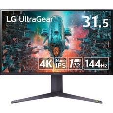 LG 게이밍 모니터 UltraGear 32GQ950B 31.5인치4KNano IPS1msGtoG144HzHDMI 2.1 지원GSYNC Compatible FreeSync Pre