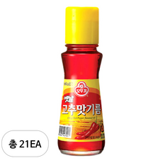 오뚜기 옛날 고추맛기름 80ml, 21개