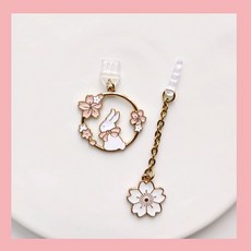 핸드폰충전구이어캡.