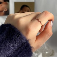 커플링 커플 금 반지 14k