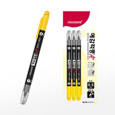 [모나미] 싸인펜 컴퓨터용 예감적중A+ 흑색+볼펜0.5mm(1타=12입), [3171361]옵션없음