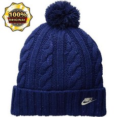 Nike Sportswear Womens Beanie, Blue Void/Persian Violet/Metallic Silver
