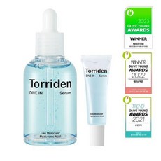토리든 다이브인 저분자 히알루론산 세럼 70ml 대용량 기획(+세럼 10ml)