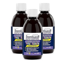 캐나다직구 Sambucol 블랙엘더베리 키즈시럽 12일분, 3개, 120ml