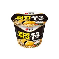 농심 튀김우동 큰사발면 111g, 6개