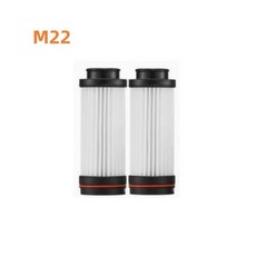 호환 MIWHOLE M22 진공 청소기 호환용 전면 HEPA 필터 예비 부품 교체 2x, 2개
