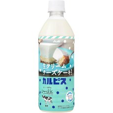 아사히 음료 생크림 치즈 케이크 풍미의 칼피스 500ml 24개