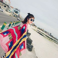 여름자외선차단여행에스닉해변스카프대형숄망토히잡