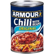Armour Original Chili With Beans 14 oz (Pack of 3) Armor 오리지널 칠리 콩 포함 14온스(3개 팩), 3개, 396g