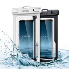 바보사랑 IPX 8등급 스마트폰 방수팩 P1 화이트+블랙.VICXXO, 상세설명 참조, 단일상품