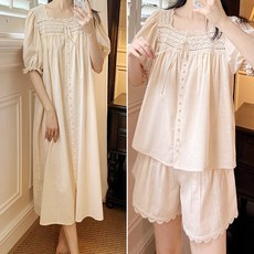 아사면원피스잠옷