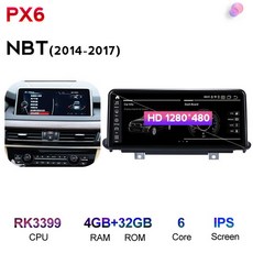 BMW 안드로이드 안 드 로이드 10 Octa 코어 4G LTE Qualcomm 자동차 DVD BMW X5 F15 X6 F16 2014-2017 원래, 02 PX6 NBT  32G_02 영국