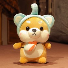 귀여운 강아지 코기 인형 애착인형 휴대 선물 인형, 코끼리 변신 강아지_25cm
