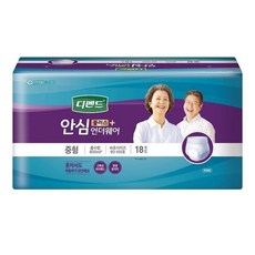 디펜드안심플러스언더웨어중형18매x4팩