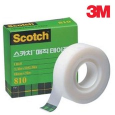 3M 스카치 매직 테이프 810R 리필 18mm x 15M