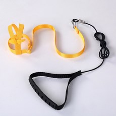 물림 방지 비행 훈련 로프 앵무새 새 애완 동물 가죽 끈 키트 초경량 하네스 작은 새용, [01] XS, [01] yellow, 1개