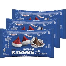 키세스 산타 햇 밀크 초콜릿, 286g, 3개