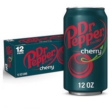 Dr Pepper Cherry 닥터페퍼 콜라 체리 소다 탄산 음료 355ml 12캔, 1개, 12개