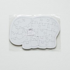 시니컴퍼니 / 무지 종이 그리기 미술 놀이 퍼즐 만들기 코끼리, 단일 수량