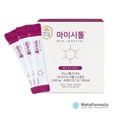 마이시톨 1통에 60포/1포당 이노시톨 2g 미오이노시톨 엽산 및 비타민B군 포함, 1개, 122.7g