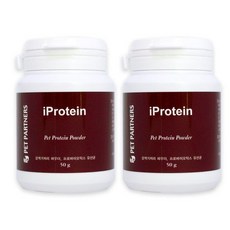 펫파트너스 NO알러지 고소애 밀웜 강아지 고양이 단백질 아이프로틴 2병 세트 (각 50g), 2개