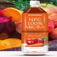 NFC ABC100프로 주스 1L 페트병 ABC쥬스
