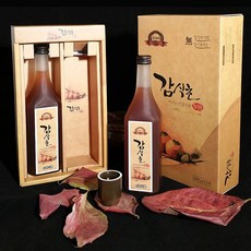 [삼백식품] 3년숙성 감원액100% 감식초선물세트(500mlx2병), 1박스, 500ml