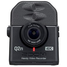해외1466345 Zoom 줌 Q2n-4K Handy 비디오 recorder 4k30p Ultra High Definition 비디오 Compact size, One Color_One Size, One Color, 상세 설명 참조0