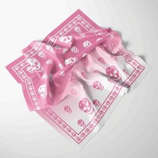 이슬람 히잡 2025 최신 패션 쉬폰 스카프 해골 프린트 부드러운 랩 레이디 실크 스카프 숄 무슬림 히잡