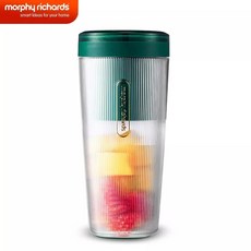 Morphy Richards 전기 착즙기 믹서기 과일 휴대용 밀크쉐이크 다기능 주스 메이커 기계, 3.라이트 그린 - 7.4V