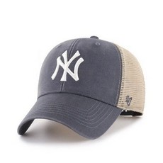 바보사랑 47브랜드 MLB모자 양키즈 네이비빈티지메쉬 화이트빅로고 스트럭처.엠엘비, 상세설명 참조