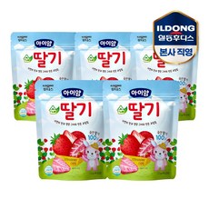 아이얌 순딸기 동결건조 과일칩, 12g, 5개