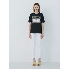 [현대백화점][에고이스트] (EM2OTH02 J) Blue Label 텍스트 레터링 아트웍 반팔 티셔츠