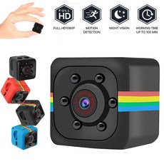 유튜브카메라 브이로그 소형카메라 자전거블랙박스 SQ11 미니 카메라 풀 HD 1080P, 16GB TF 카드 만