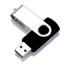 USB Flash Drive 32GB 5 Pack USB 2.0 Thumb Drive Jump Drive Pen Drive Bulk Memory Sticks Zip Drives Swivel Design Yellow/-B07WTNYY3M, Black 3.0128GB
