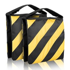 납주머니 모래주머니 weight bag yellow and black sandbags, 2개