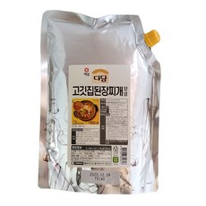 다담 고깃집 된장찌개 양념, 2kg, 1개