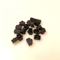 CAT5E 검정색 광섬유 풀로드 FTTHELINK 더스트 연결 블랙, RJ45-TPU마개블랙