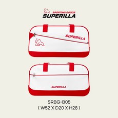 [SUPERRILLA] 슈퍼릴라 미니가방 & 보스톤백 SRBG-B05(RD) 배드민턴&탁구&스쿼시&테니스&스포츠&라온스포츠