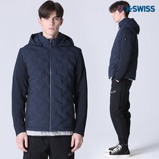 [케이스위스] [(K-SWISS)] 튜브 하이브리드 트레이닝 패딩자켓