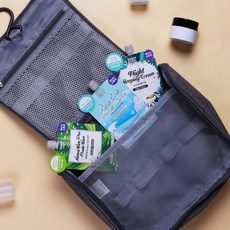 아맥스코스랩_스파우트 트래블키트 바나나스토리 3종 트래블키트 여행용화장품 스파우트 기초화장품 여행용품 스파우트트래블키트 휴대용품, 1