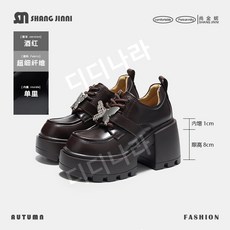 스탠딩화 플랫폼화 키높이 굽높은 구두 콘서트 통굽 치어리더화 어글리 높은굽 청키 신발
