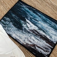 Wave Sea 파도 바다 러그 소파 침실 현관 매트