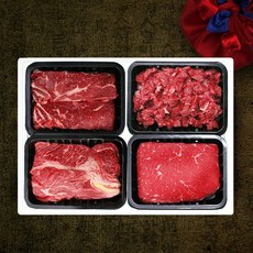 [한우지애] [한우선물세트] 참 조은 우 지애 5호 1.6kg 선물세트, 1세트