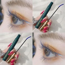 w매직컬러 롱 스트레이트 럴 워터프 마스카라 블루 컬러의 새로운 제모 클렌징 이가기, 슬림핏잔그린관04 블루, 3g, 1개