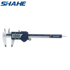 버어니어캘리퍼스 버니어캘리퍼 SHAHE 강화 스테인리스 스틸 버니어 캘리퍼스 마이크로 미터 전자 측정 도구 0-150mm 신제품, [02] 0-200mm, 1개